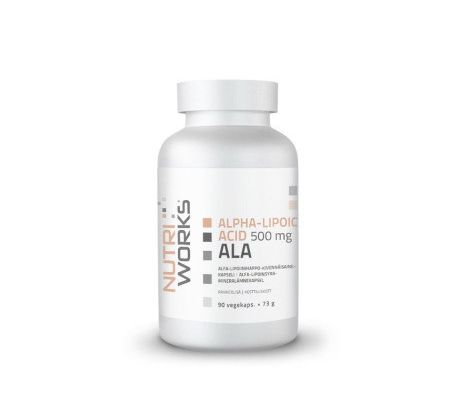 NutriWorks Alpha Lipoic Acid 500 mg 90 kapslí