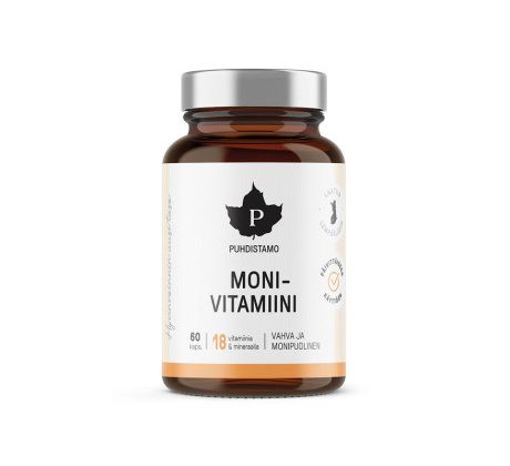 Puhdistamo Multivitamin 60 kapslí Moni