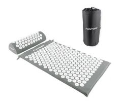 Tunturi Akupresurní podložka a polštář - šedá