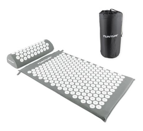 Tunturi Akupresurní podložka a polštář - šedá