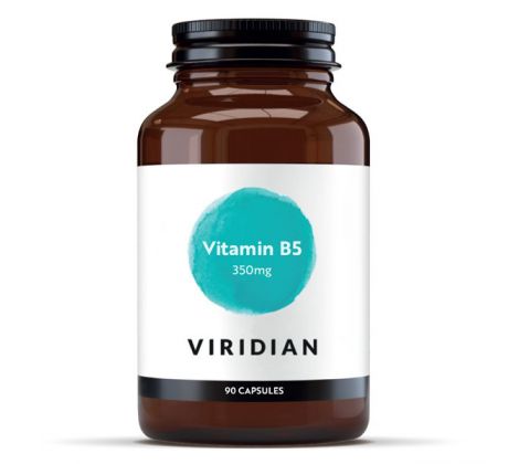 VIRIDIAN nutrition Vitamin B5 350mg  90 kapslí D