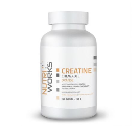 NutriWorks Creatine Chewable 120 žvýkacích tablet