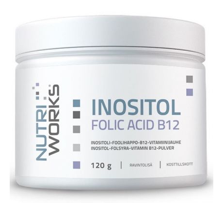 NutriWorks Inositol Folic Acid B12 120 g