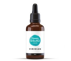 VIRIDIAN nutrition Vitamin D3 & K2 liquid 50 ml