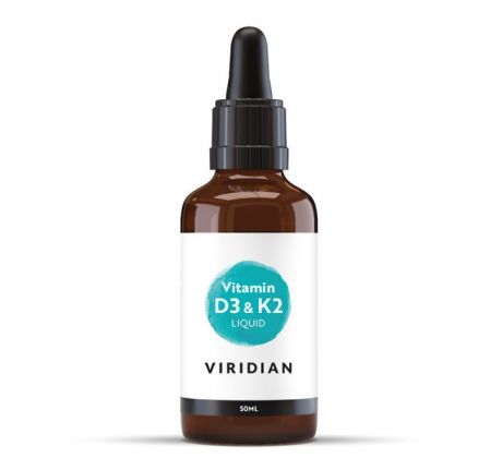 VIRIDIAN nutrition Vitamin D3 & K2 liquid 50 ml