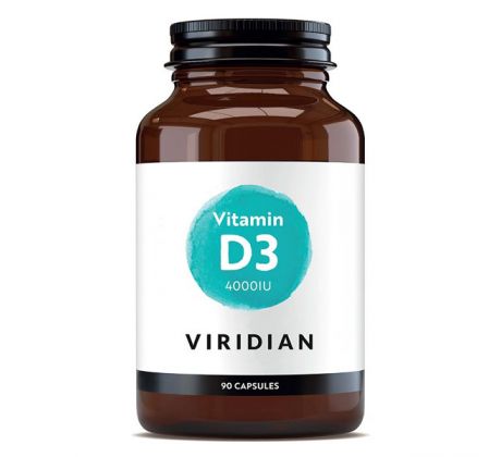 VIRIDIAN nutrition Vitamin D3 4000iu 90 kapslí