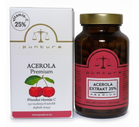 Puntura Acerola Premium 500mg  150 kapslí