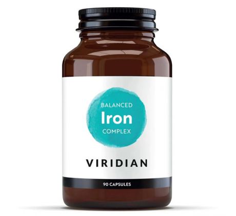 VIRIDIAN nutrition Balanced Iron Complex 90 kapslí