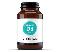 VIRIDIAN nutrition Vitamin D3 90 kapslí