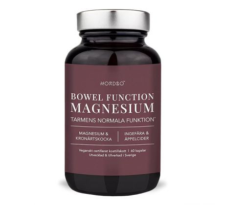 Nordbo Bowel Function Magnesium 60 kapslí