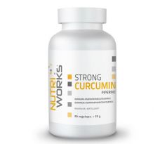 NutriWorks Strong Curcumin Piperine 90 kapslí